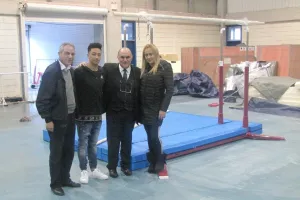 Εγκατάσταση νέων οργάνων ενόργανης γυμναστικής στο "Ευάγγελος Φλωράκης"