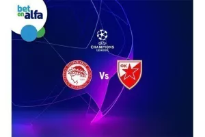 Νίκη του Ολυμπιακού & over 2.5 goals. Απόδοση 2.15 στην BET ON ALFA
