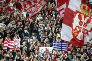 Ολυμπιακός - Ερυθρός Αστέρας: Με 3.000 οπαδούς οι Σέρβοι στο «Καραϊσκάκης» (Φώτο)