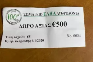 Κοπή βασιλόπιτας/φώτος