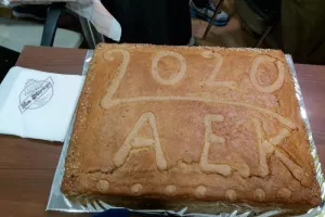 (Φώτος) Έκοψαν την πίτα οι ΑΕΚτζήδες 