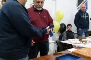 (Φώτος) Έκοψαν την πίτα οι ΑΕΚτζήδες 