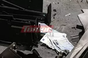Έκρηξη σε ATM και γέμισε με 20ευρα ο δρόμος/Πάτρα