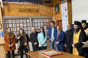 Κοπή βασιλόπιτας/φώτος