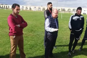 Στην προπόνηση ο πρόεδρος