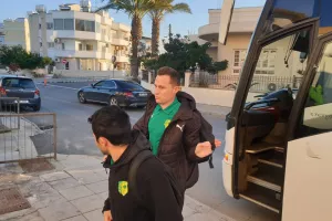 Η ΑΦΙΞΗ της ΑΕΚ (φώτος)