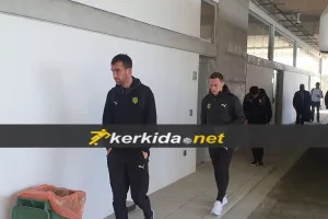 (ΦΩΤΟΣ) Η άφιξη της ΑΕΚ 