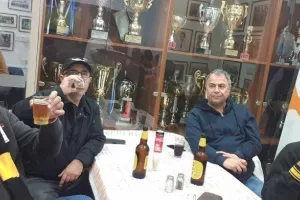 (Φώτος) Έκοψαν την πίτα οι ΑΕΚτζήδες 