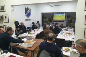 (Φώτος) Έκοψαν την πίτα οι ΑΕΚτζήδες 