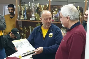(Φώτος) Έκοψαν την πίτα οι ΑΕΚτζήδες 