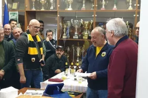 (Φώτος) Έκοψαν την πίτα οι ΑΕΚτζήδες 