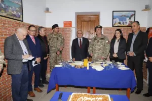 Ο Πρόεδρος του ΚΟΑ κοντά στους στρατευμένους αθλητές (φώτος)