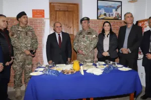 Ο Πρόεδρος του ΚΟΑ κοντά στους στρατευμένους αθλητές (φώτος)