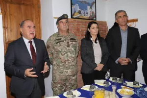 Ο Πρόεδρος του ΚΟΑ κοντά στους στρατευμένους αθλητές (φώτος)
