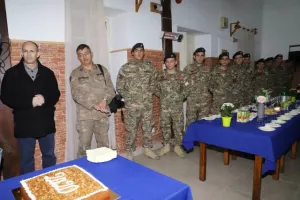 Ο Πρόεδρος του ΚΟΑ κοντά στους στρατευμένους αθλητές (φώτος)