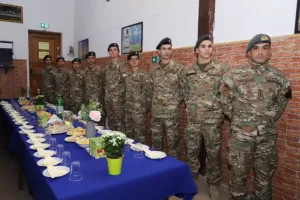 Ο Πρόεδρος του ΚΟΑ κοντά στους στρατευμένους αθλητές (φώτος)