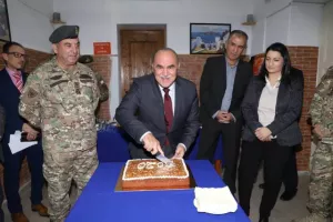 Ο Πρόεδρος του ΚΟΑ κοντά στους στρατευμένους αθλητές (φώτος)