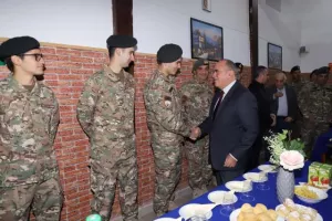 Ο Πρόεδρος του ΚΟΑ κοντά στους στρατευμένους αθλητές (φώτος)