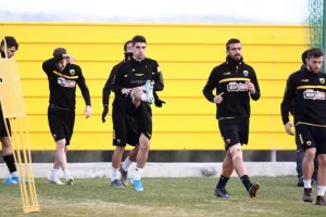 Με απουσίες η προπόνηση της ΑΕΚ