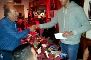 Δεξίωση και κόψιμο Βασιλόπιτας (φώτος)