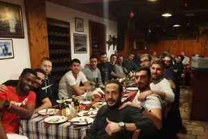 Δεξίωση και κόψιμο Βασιλόπιτας (φώτος)