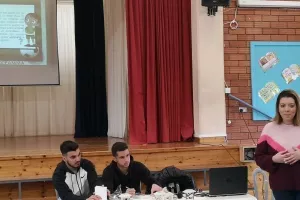 Τα είπαν με τους μαθητές οι παίκτες της ΑΕΚ