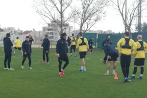 ΦΩΤΟΣ/Προπόνηση με... συννεφιά
