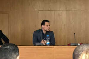 (ΦΩΤΟΣ kerkida) Η παρουσίαση του VAR στους Αθλ. Συντάκτες 