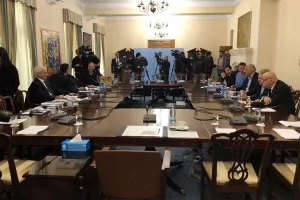 Η σύσκεψη στο Προεδρικό (φώτος/βίντεο)
