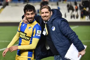 Με τον team manager...