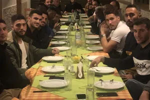 Ονήσιλος/Δείπνο σε παίκτες και προπονητικό τιμ