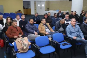 (ΦΩΤΟΣ kerkida) Η παρουσίαση του VAR στους Αθλ. Συντάκτες 