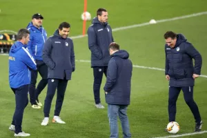 (ΦΩΤΟΣ) Η προπόνηση του ΑΠΟΕΛ στο St. Jakob Park
