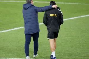 (ΦΩΤΟΣ) Η προπόνηση του ΑΠΟΕΛ στο St. Jakob Park