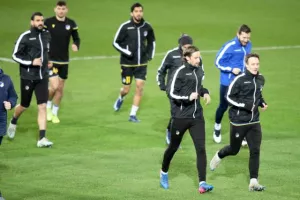 (ΦΩΤΟΣ) Η προπόνηση του ΑΠΟΕΛ στο St. Jakob Park