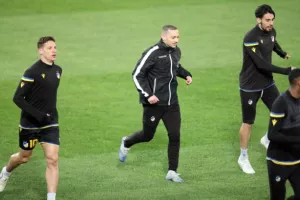 (ΦΩΤΟΣ) Η προπόνηση του ΑΠΟΕΛ στο St. Jakob Park