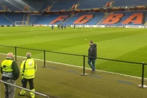 (ΦΩΤΟΣ) Η προπόνηση του ΑΠΟΕΛ στο St. Jakob Park