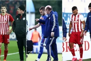 Τρίτος χιαστός μέσα σ' ένα χρόνο για τον Ολυμπιακό!