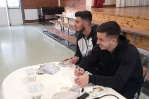 Τα είπαν με τους μαθητές οι παίκτες της ΑΕΚ