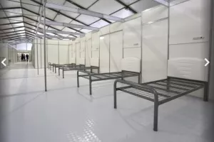 Γήπεδο... έγινε Νοσοκομείο! (εντυπωσιακές φώτος) 