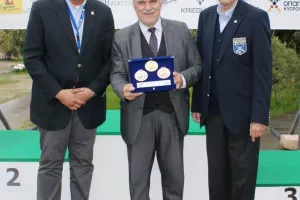 Ο Πρόεδρος του ΚΟΑ στην τελετή λήξης του Παγκοσμίου Κυπέλλου Σκοποβολής ISSF