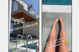 Ο Ματ γυμναστική στο μπαλκόνι, η Μελίσσα ηλιοθεραπεία και τσίμπημα!