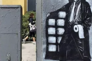 (ΦΩΤΟΣ) Γκράφιτι...κορωνοϊού 