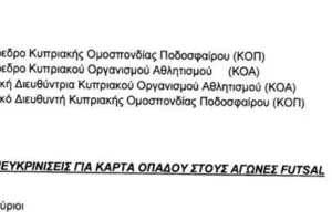 ΕΠΙΣΤΟΛΗ ΑΕΛ για την Κάρτα Φιλάθλου