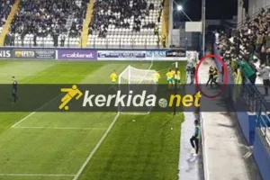 ΠΛΗΡΩΝΕΙ την είσοδο οπαδού και τα επεισόδια