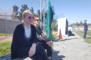 Στο γήπεδο για τα παιδιά και την ομάδα