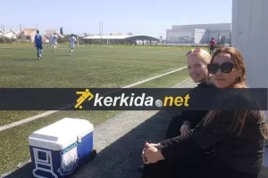 Στο γήπεδο για τα παιδιά και την ομάδα