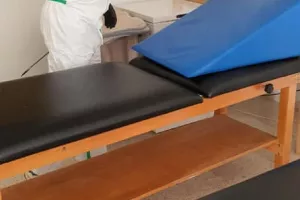 (ΦΩΤΟΣ) Απολύμανση στο "Τάσος Μάρκου"