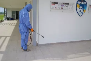Απολύμανση και στην Πάφο (φώτος)