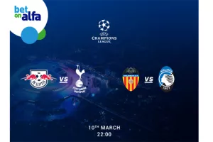 Δράση Champions League, με σούπερ αποδόσεις στην BET ON ALFA